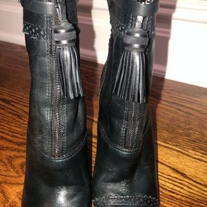 Black ankle Tory Burch size 7 boots